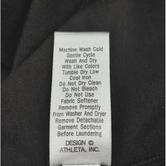 Athleta Tank Top Womens XS Black Back-Cutout Light Basic Soft Shirt Athleisure - Picture 7 of 9